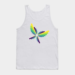 Peacock Butterfly | Flying Wings Bar Charts White Tank Top